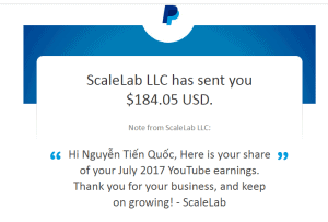 Kiem tien Youtube voi network Scalelab