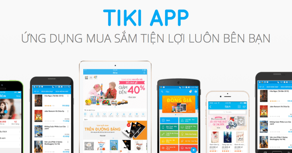 App bán hàng online Tiki